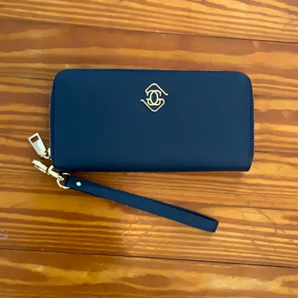 Glass & Ladder Zip Around Wallet